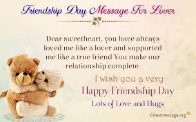 Sweet text to make her smile. Pin On Friendship Day Messages