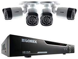 Best Buy Lorex 4 Channel 4 Camera Indoor Outdoor High Definition Dvr Security System Black Lhv10041tc4