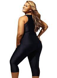 Enlachic Women Plus Size Surf Swimwear Rash Guard Swim Capris Tankini Swimsuit S 5xl Want Additional Info Wetsuit For Women Rashguard Swimsuit Swim Leggings