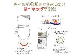 子供のトイレの失敗はコーキングで対策 便器と床の隙間に入り込む尿をブロック sumai 日刊住まい トイレ 便器 キッチン収納術