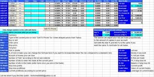 Free excel trading journal trading tech and tools babypips com. Firehorse S Trading Spreadsheet Forex Factory