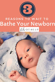 It can be a little scary if your slippery baby wriggles around until you get used to so your baby's bath should be a quick, but thorough one, no more than five to 10 minutes. Why You Should Wait To Bathe Your Newborn Baby Newborn Baby Tips Newborn Baby Advice