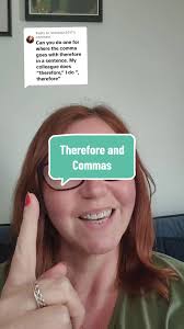 Replying to @rainydays2017 commas and therefore. #therefore #commas  #english #grammar #punctuation