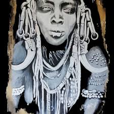 Keyah, Painting by Jean-Louis Lopes