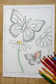 This ensures that both mac and windows users can download the coloring sheets and that your coloring pages aren't covered with ads or other web. Free Butterfly Colouring Pages For Spring Summer Red Ted Art Make Crafting With Kids Easy Fun