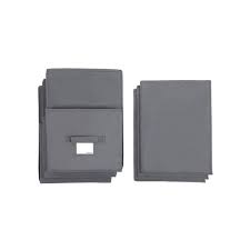 Bold look of storage containers adds design element to any room. Large Grey Storage Bins