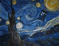Van Gogh Doctor Who Wallpapers Top Free Van Gogh Doctor Who Backgrounds Wallpaperaccess Tardis Art Tardis Wallpaper Starry Night