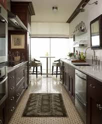 • raised veneer center panel. Galley Kitchen Transitional Kitchen Phoebe Howard