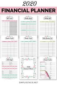 2020 Financial Planner Free Printable Budget Planner Free Budget Planner Printable Financial Planner