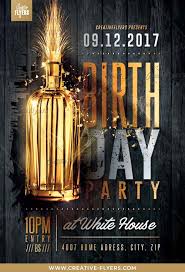 Birthday Party Flyer Templates Psd Free Birthday Party Flyer Psd Templates Creative Flyers Birthday Flyer Party Flyer Flyer