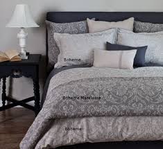Listing for one fitted crib sheet or changing pad cover: Grey Floral Pattern Bedding St Geneve Boheme Grey