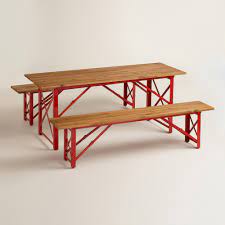 We want to make them out of wood and with the accompanying bench. I Want A German Beer Garden Table Redbird