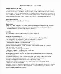 Office Assistant Job Description Resume Best Of Sample Fice Assistant Job Description 8 Exa In 2020 Office Assistant Job Description Office Manager Jobs Assistant Jobs