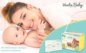 Amazon.com: Vesta Baby 65 Disposable Changing Pads