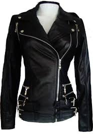 Women Leather Motorcycle Jacket Ykk Zippers Black Sz 3xl Custom Made On Auction In Coats Jackets Ebay Leather Jackets Women Real Leather Jacket Fashion