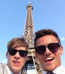 Tom Daley's husband Dustin Lance Black, 49, 'twisted BBC presenter Teddy  Edwardes's wrist in a Soho gay bar after she punched the back of his head' 