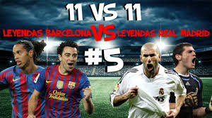 Las leyendas del real madrid y el barcelona, en israel. 11 Vs 11 5 Leyendas Barcelona Vs Leyendas Real Madrid Youtube