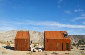 Maybe you would like to learn more about one of these? Salvaged Steel Cabins Pop Up In California S Joshua Tree National Park
