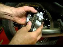 Motorcycle Repair How To Measure Motorcycle Brake Pad Wear On A 2009 Kawasaki Klr 650