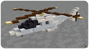 Airplane house build challenge in minecraft / animation. Minecraft How To Build A Private Helicopter In Minecraft Minecraft Private Helicopter Tutorial Youtube