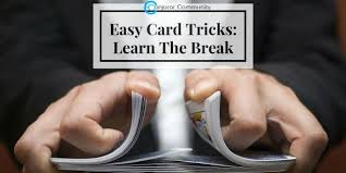 Place the top cards face down on the table and ask your helper to choose a card from the cards left in your hand. Easy Card Tricks Learn The Break The Easy Way Conjuror Community