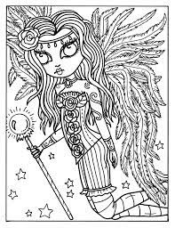 5 pages anges gothique a couleur coloring book digital etsy angel love cute coloriage de singe feu