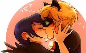 Cat noir then appears, holding out a hand to ladybug while he's standing on hisstaff, which is wedged into a wall. An Unexpected Kiss Miraculous
