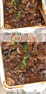 What is the best way to tenderize stew beef? The Best Beef Tips Tender And Easy To Make Beef Tips And Gravy Beef Tip Recipes Beef Tips And Rice