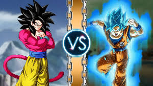 I thought it was no fair that they teased us with goku blue vs vegeta blue and left us with a crappy goku vs copy vegeta. Goku Ssj4 Vs Goku Ssj Blue Youtube