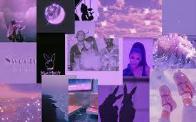 Maybe you would like to learn more about one of these? Purple Collage Wallpaper Ariana Grande Themed Cute Desktop Wallpaper Cute Laptop Wallpaper Pretty Wallpaper Iphone