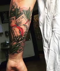 Tattoos → m → money tattoo when tattooing, first of all, should be seriously and carefully consider the choice of the image. Money Tattoos