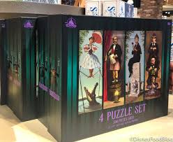 Gameplay of online puzzle game for little kids with the main characters: This New Haunted Mansion Puzzle Flew Off The Shelves In Disney World Today The Disney Food Blog