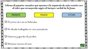 Pasado Presente O Futuro Trabajamos Los Tiempos Verbales Orientacion Andujar Tiempos Verbales Verbal Conjugar Los Verbos