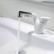 Shop wayfair for all the best white bathroom sink faucets. 3 Colors Bathroom Sink Faucets Pull Out White Bathroom Faucet Brass Mixer Taps Hot And Cold Deck Mounted Wash Sink Faucet Taps Basin Faucets Aliexpress