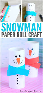 Paper Roll Snowman Craft Winter Crafts For Kids Winter Crafts For Kids Christmas Crafts For Kids Christmas Activities For Kids