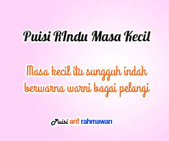 Menampilkan puisi yang saya beri judul. Puisi Rindu Masa Kecil Operator Sekolah