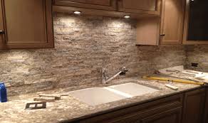 Pin By Kristina Imlay On Diy With Stone Stone Backsplash Kitchen Stacked Stone Backsplash Stone Backsplash