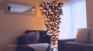 She bolted her tiny tree to the ceiling. Upside Down Christmas Trees The Meaning Decoration Ideas