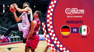 As of 2020, qualification for the olympic games is through the fiba basketball world cup. Germany Mexico Full Highlights Fiba Olympic Qualifying Tournament 2020 Youtube
