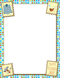 Father S Day Border Clip Art Page Border And Vector Graphics Fathers Day Clip Art Borders Page Borders