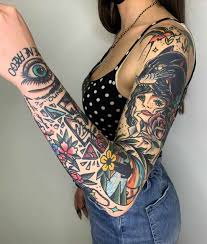 Black and white good vs evil cute tattoo designs set. 60 Sleeve Tattoos Design Ideas For Women 2021 Updated Saved Tattoo