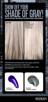 Show Off Your Shade Of Gray With Graydiant Silver Hair Shampoo For Gray Hair Black Hair With Highlights