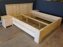 bedombouw van steigerhout 2 persoons mooie bedombouw van steigerhout 2 persoons met handige nachtkastjes gemaakt va bedombouw bed zelf maken diy hoogslaper