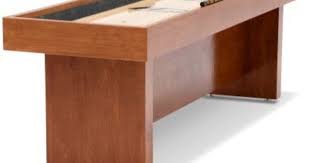 Great Idea For A Homemade Shuffleboard Table Using Butcher Block For Playing Surface Shuffleboard Table Shuffleboard Shuffleboard Tables