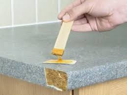 How To Repair And Refinish Laminate Countertops Refinishing Laminate Countertops Laminate Countertops Countertop Repair