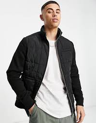 Adidas Tiro 17 Warm Top Of Foot And Head Coach Bolivia Embajadashops Jack Jones Premium Quilted Jacket With Knitted Sleeves In Black