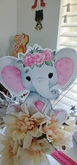 Elephant Baby Shower Girl Decorations Pink Elephant Elephant Etsy Baby Shower Girl Decorations Pink Elephant Baby Shower Theme Girl Elephant Baby Shower Girl Decorations
