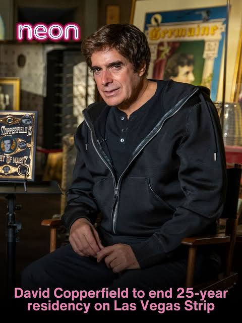 Legendary magician David Copperfield announced he is ending his 25-year  residency on the Las Vegas Strip.
