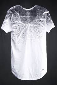 Best Men S Punk Avant Garde Fashion Custom Spray Paint Loose Neck Line T Shirt By Virgin Blak Painted Clothes Fashion Clothing Store Grunge Fashion