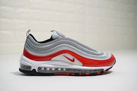 Nike Air Max 97 Metallic Silver University Red 921826 009